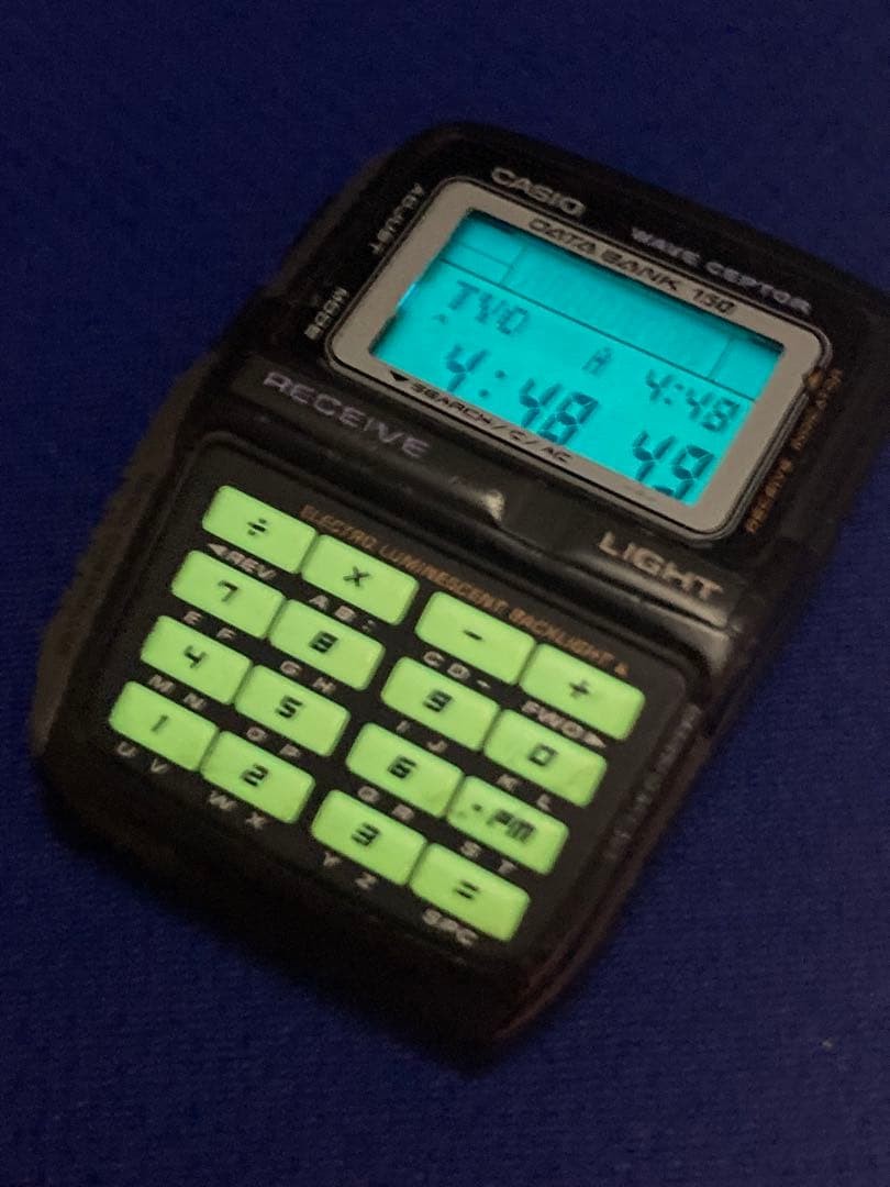 New Battery Casio Wave Ceptor Data Bank 150 DBC-W151 Digital Watch No Band