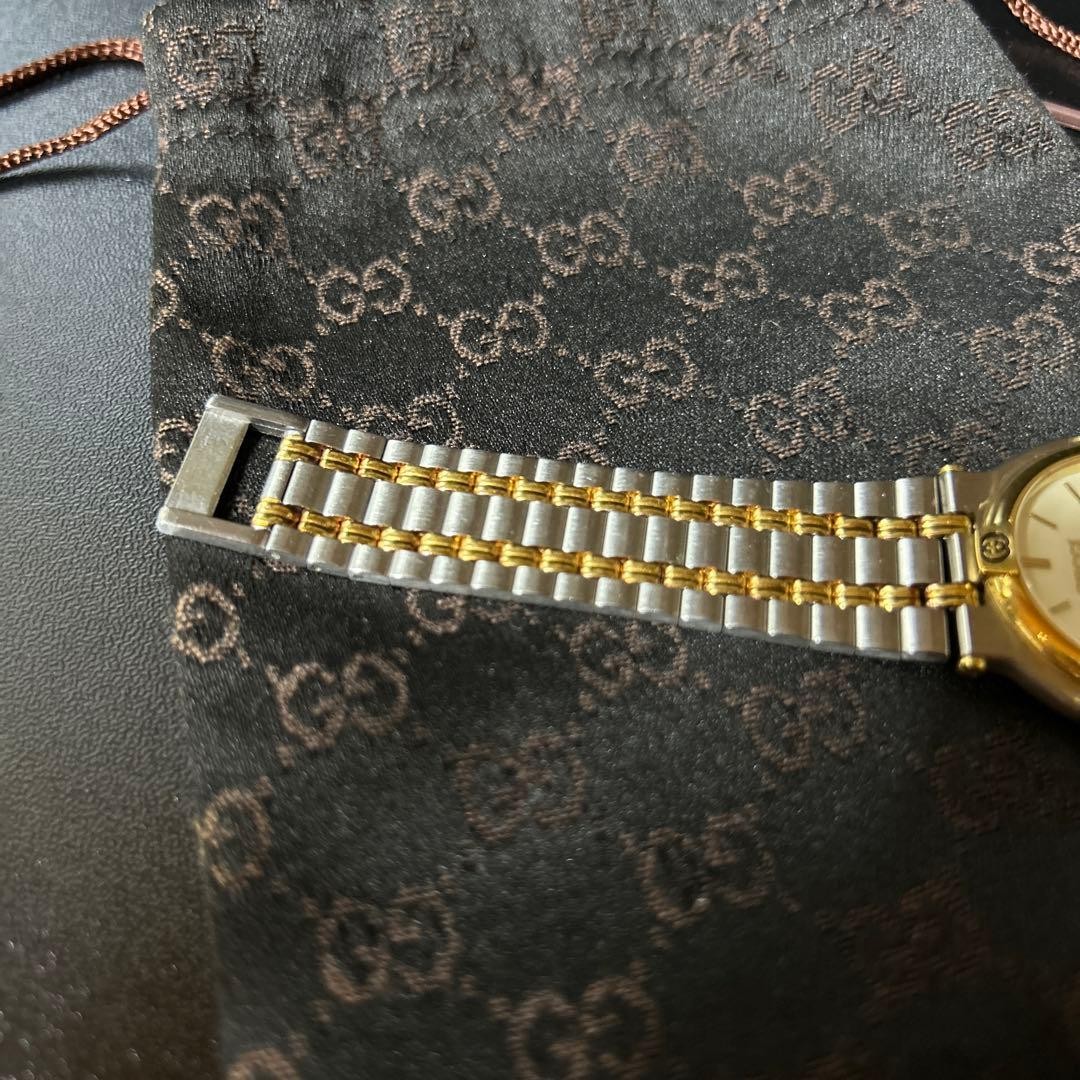 GUCCI Watch, Quartz, Two-Tone From,Japan