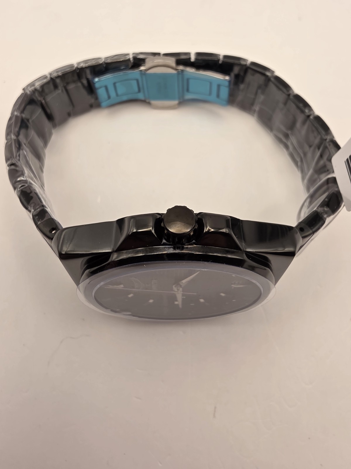 Invicta Specialty Men’s 44mm Quartz Black Dial Black Steel Bracelet Box#9