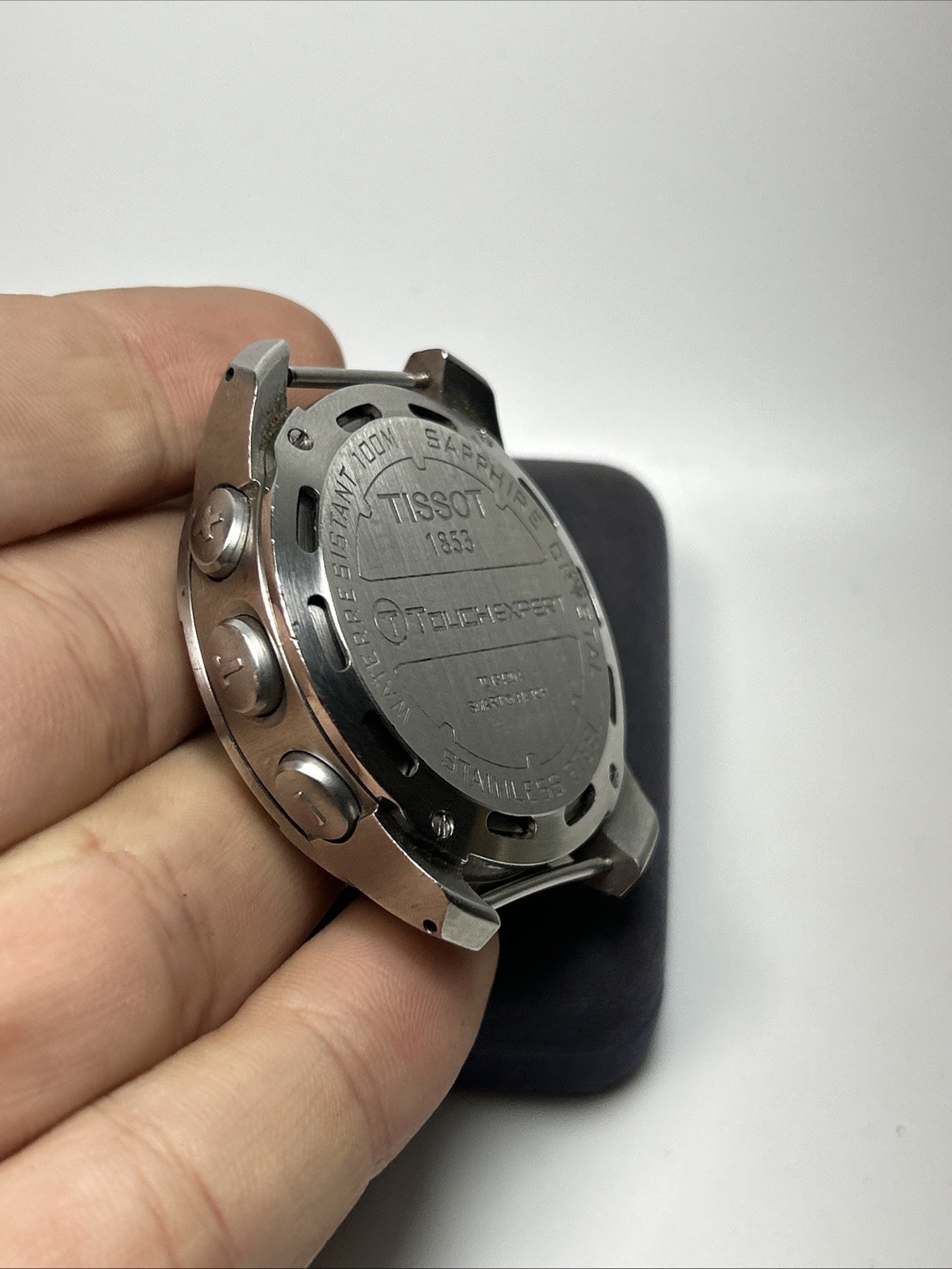 Tissot T Touch Expert Carbon Fiber Dial Stainless Watch Head T013420 New Batt