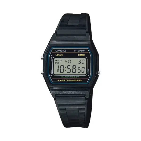 CASIO Collection F-84W-1QJH Digital Watch Black Resin Band Classic Retro Japan