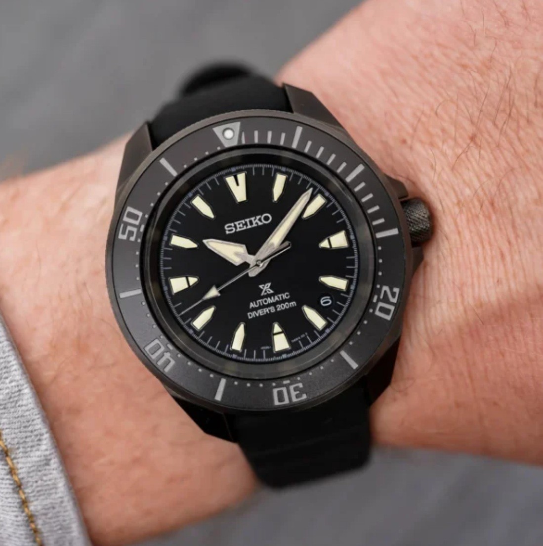 Seiko Prospex SRPL15K1 Samurai ‘Shog-Urai’ Black Automatic Silicone Men’s Watch