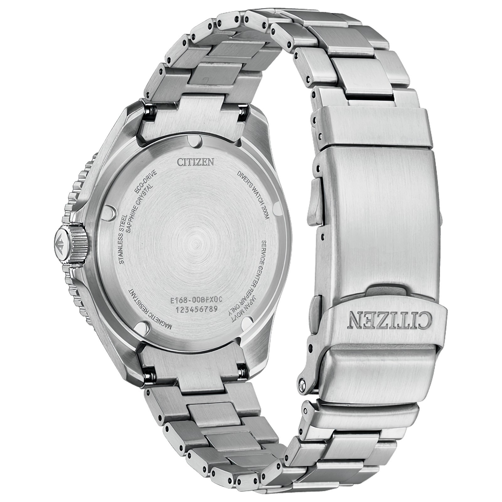 CITIZEN PROMASTER BN0269-50W Eco-Drive Green Dial Date Display 20ATM Diver Watch