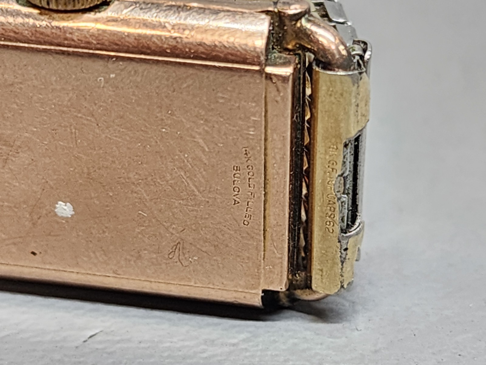 (For Parts Not Working) – Bulova 14k Gold Filled Art Deco