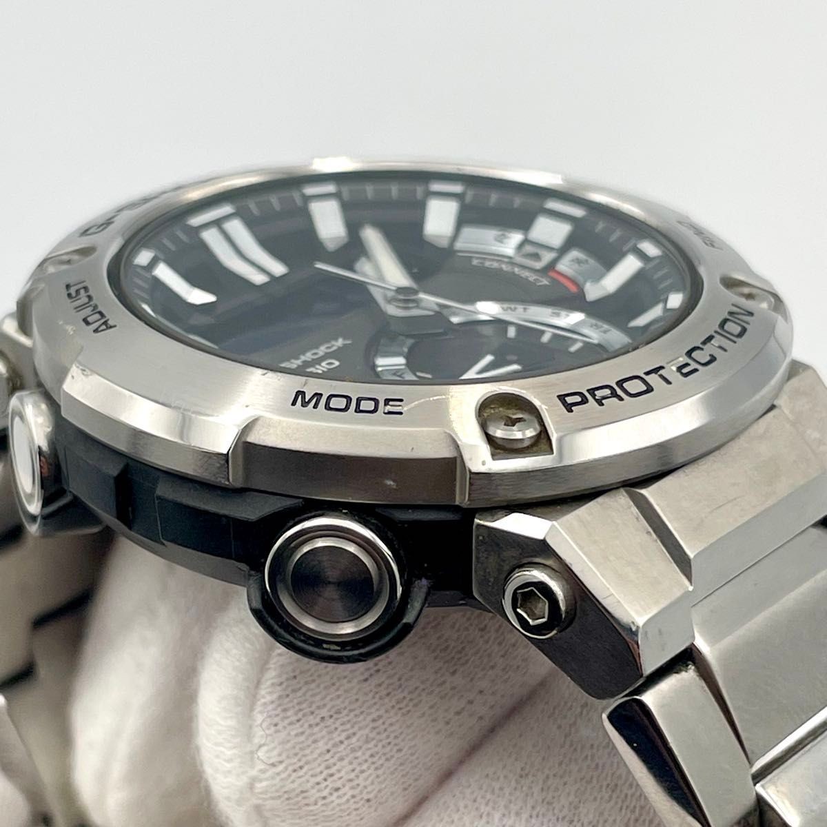 CASIO G SHOCK G Shock Wristwatch Ana Digi Metal Band Tough Solar GST B200D 1AJF