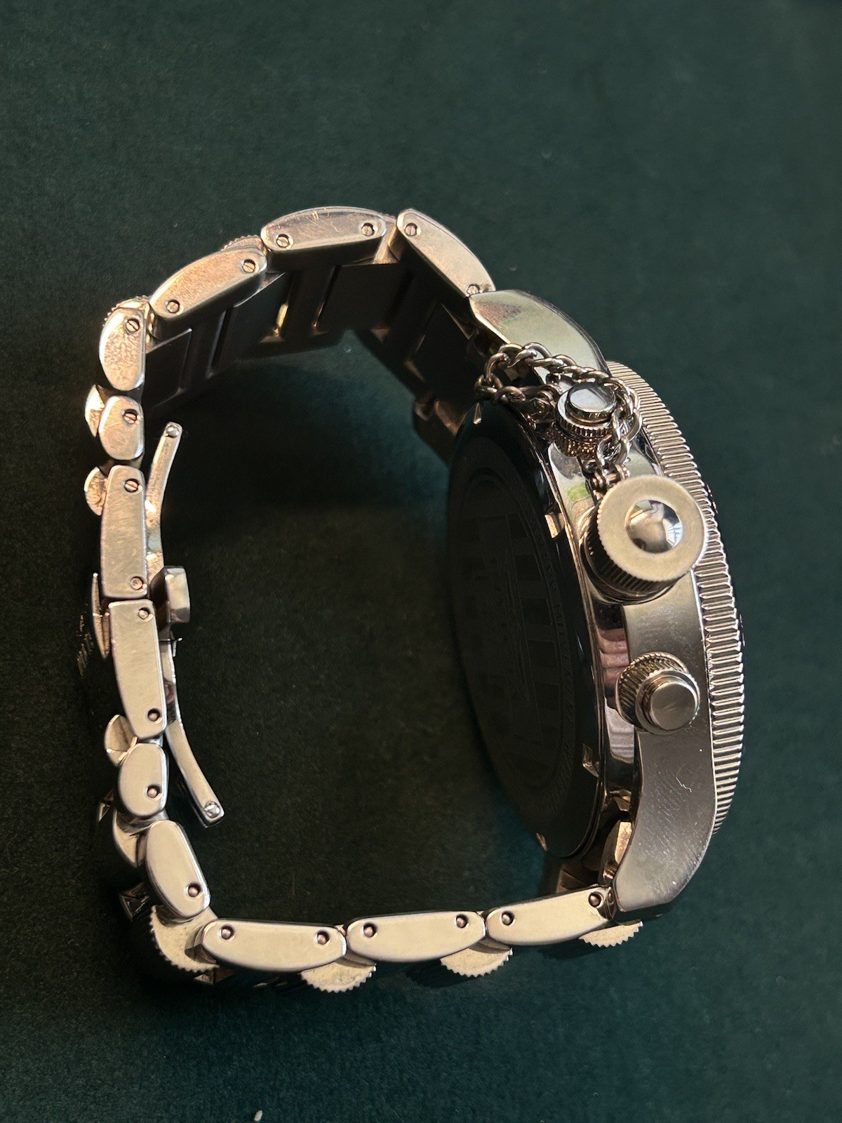 Invicta Offshore Russian diver Swiss Made quartz chronograph. Rare Brown Dial.