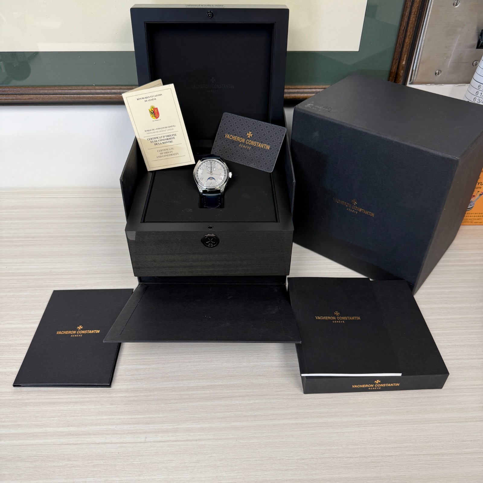 Vacheron Constantin Fiftysix Complete Calendar Steel 4000E/000A-B439 Box Papers
