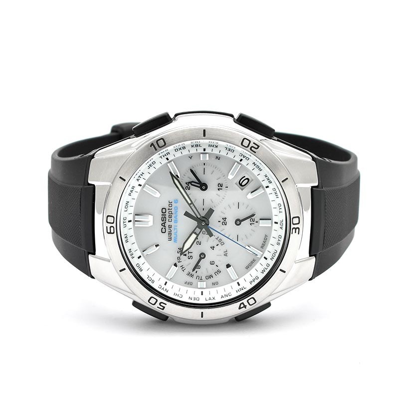 CASIO WAVE CEPTOR WVQ-M410-7AJF White Solar Radio Controlled Men’s Watch Genuine