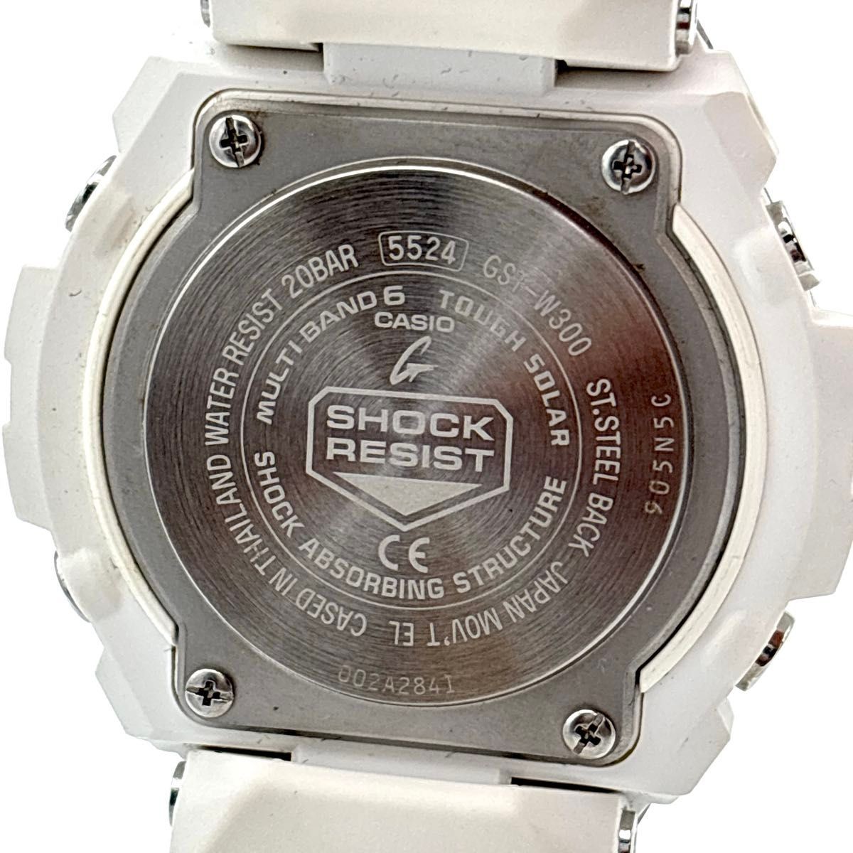 CASIO G SHOCK G STEEL GST W300 7AJF radio solar multi band 6 with box and manual