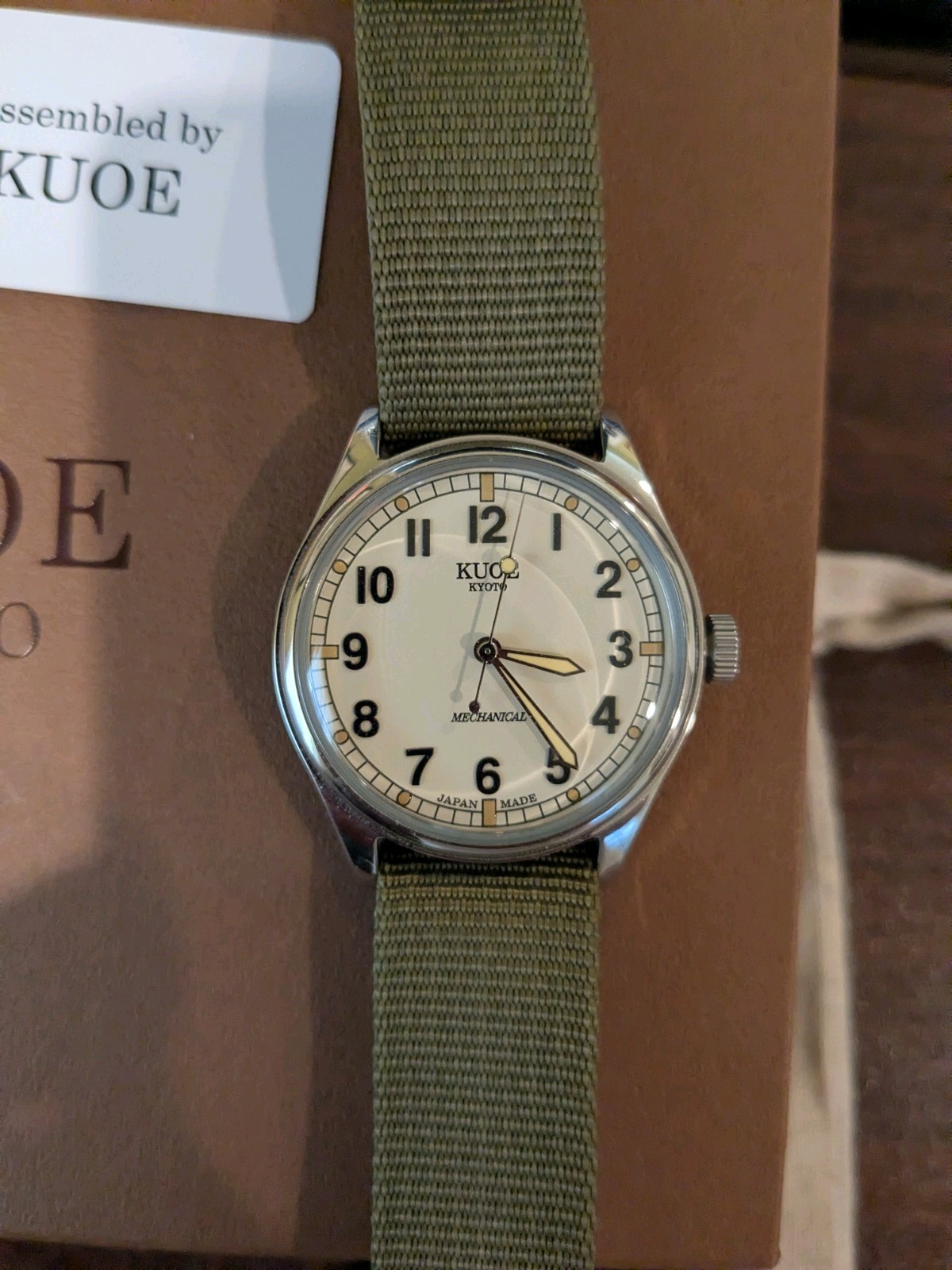 Kuoe Kyoto Gen 1 OLD SMITH / 90-002 With Discontinued DIAL (Rare)