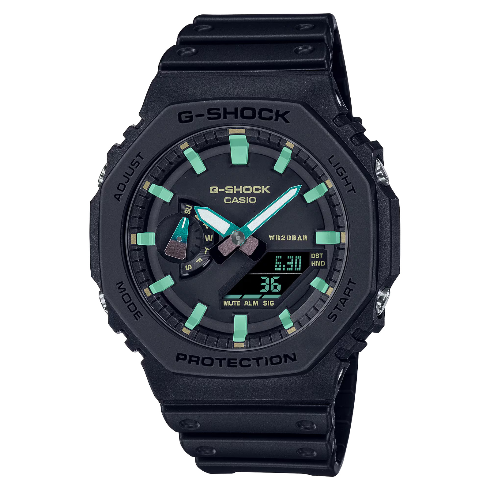 CASIO G-SHOCK GA-2100RC-1A “CASIOAK” BLACK A/D WATCH 4549526350610