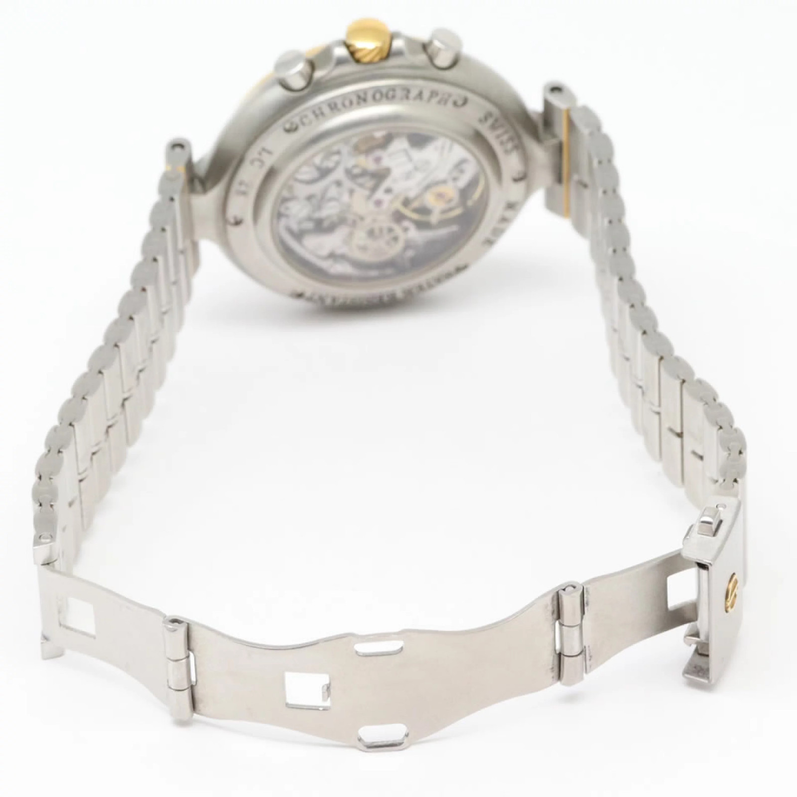 Dunhill Millennium Chronographs Lemania1873 LC28 White Dial 37mm Manual Men’s