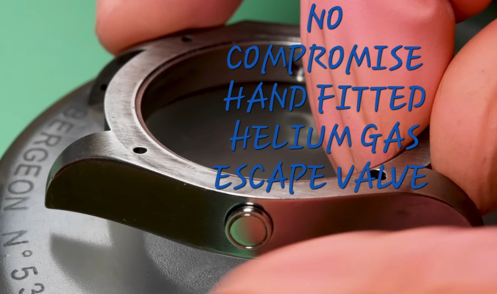 Divers Watch custom NH35 automatic Desdinova Dial Helium Gas Escape Valve Blue