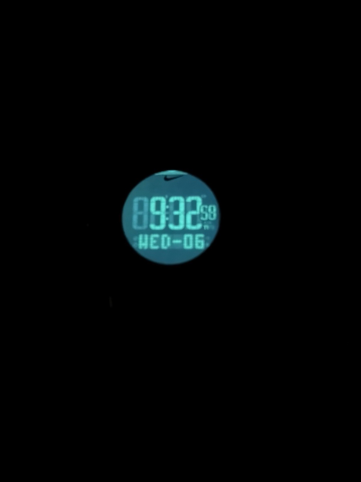 Nike Training Watch WC0070 Mettle Drill Black Digital Interval Timer