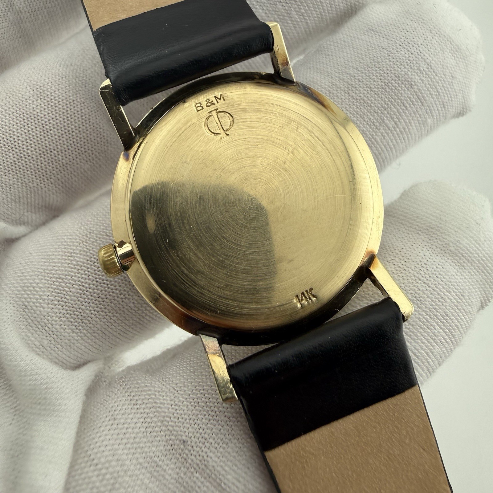 Baume & Mercier 32mm Mechanical Wind Up 14k Solid Yellow Gold Watch – Working