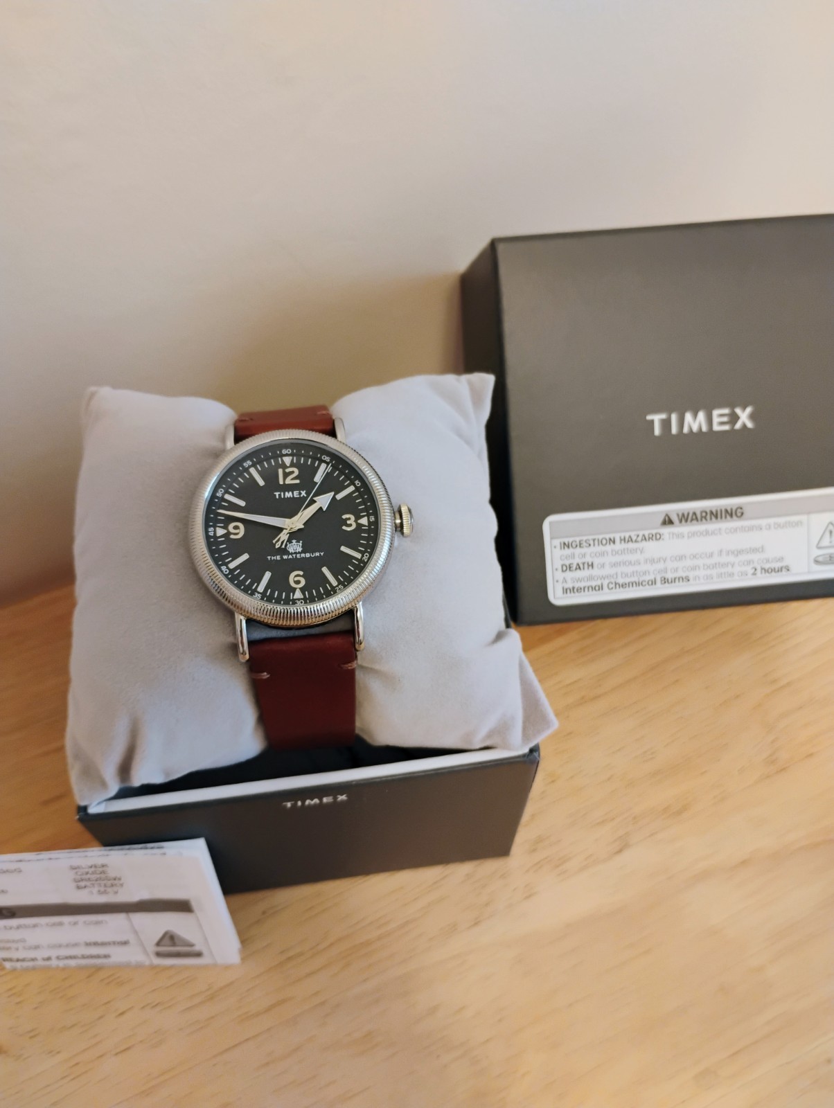 Timex Waterbury Men’s Watch, Blue Dial, Coin Edge Bezel, 50m WR