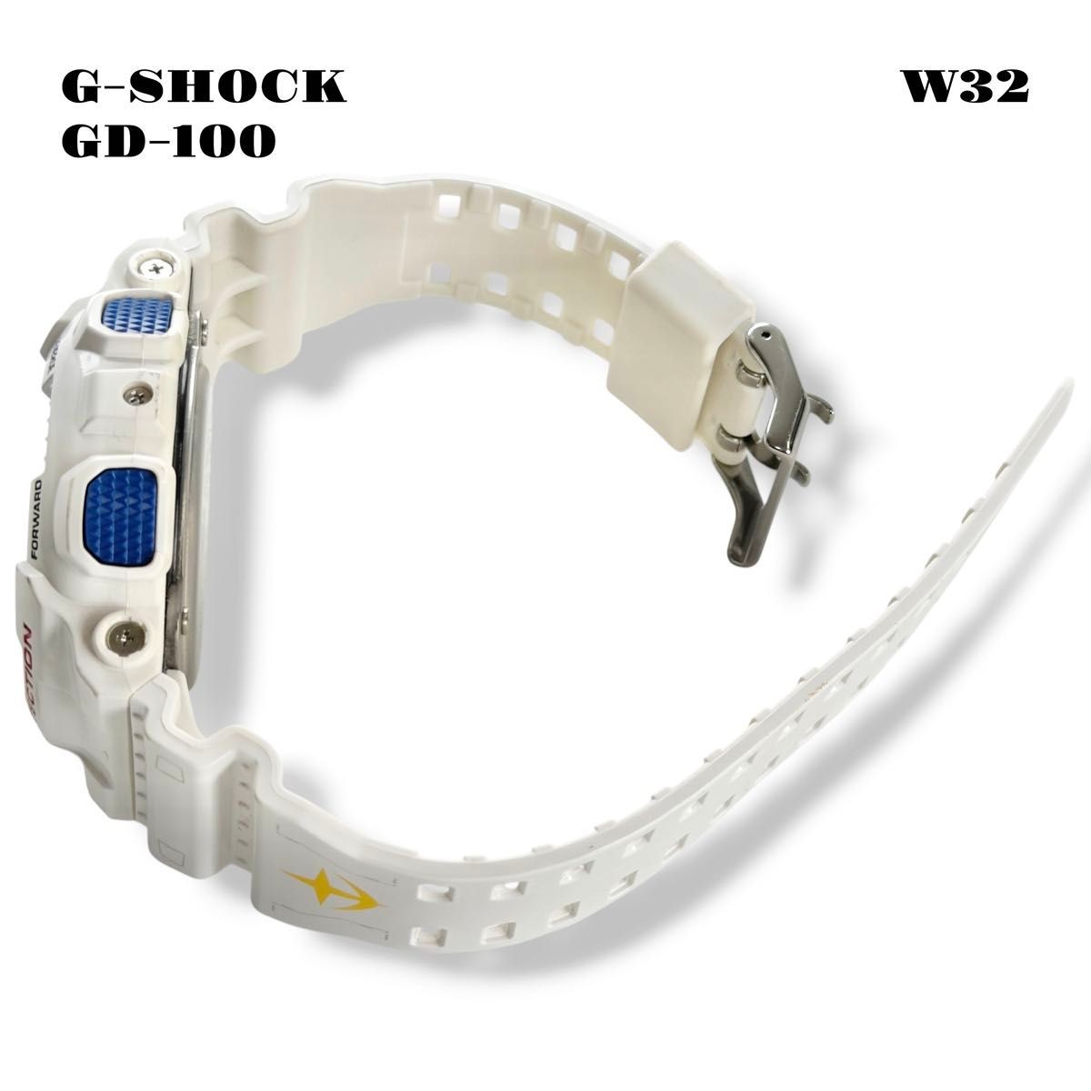 CASIO G-SHOCK GD-100 3263 Gundam Collaboration White Digital Watch Boxed Japan