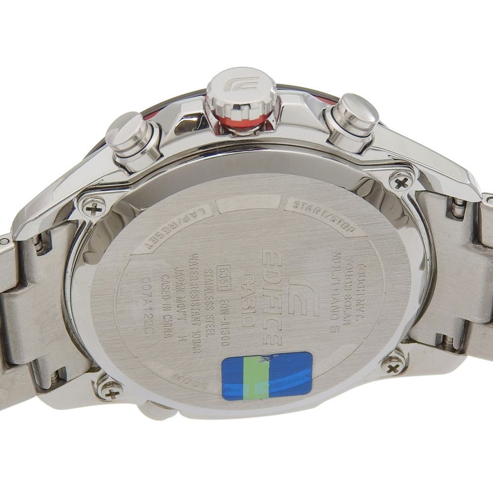 CASIO EDIFICE multi band 6 EQW A1300DB 1AJF stainless steel silver solar radio w