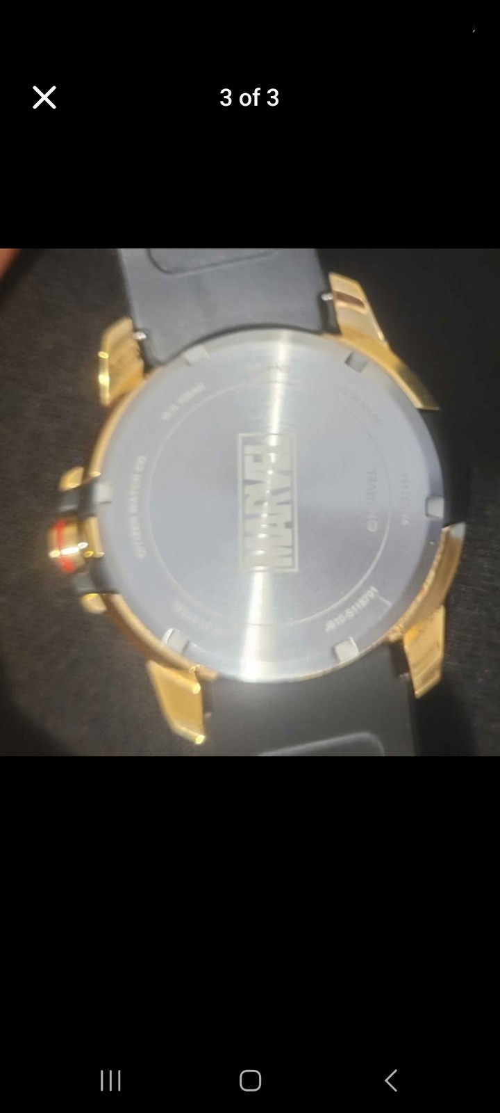CITIZEN Eco-Drive Marvel Avengers Men’s Watch Gold Tone Date 44mm