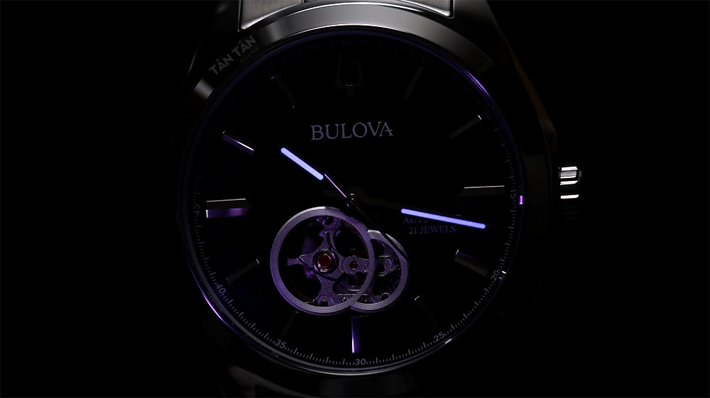 BULOVA Surveyor 96A270 Classic Automatic 42mm Black Dial Watch New with Box