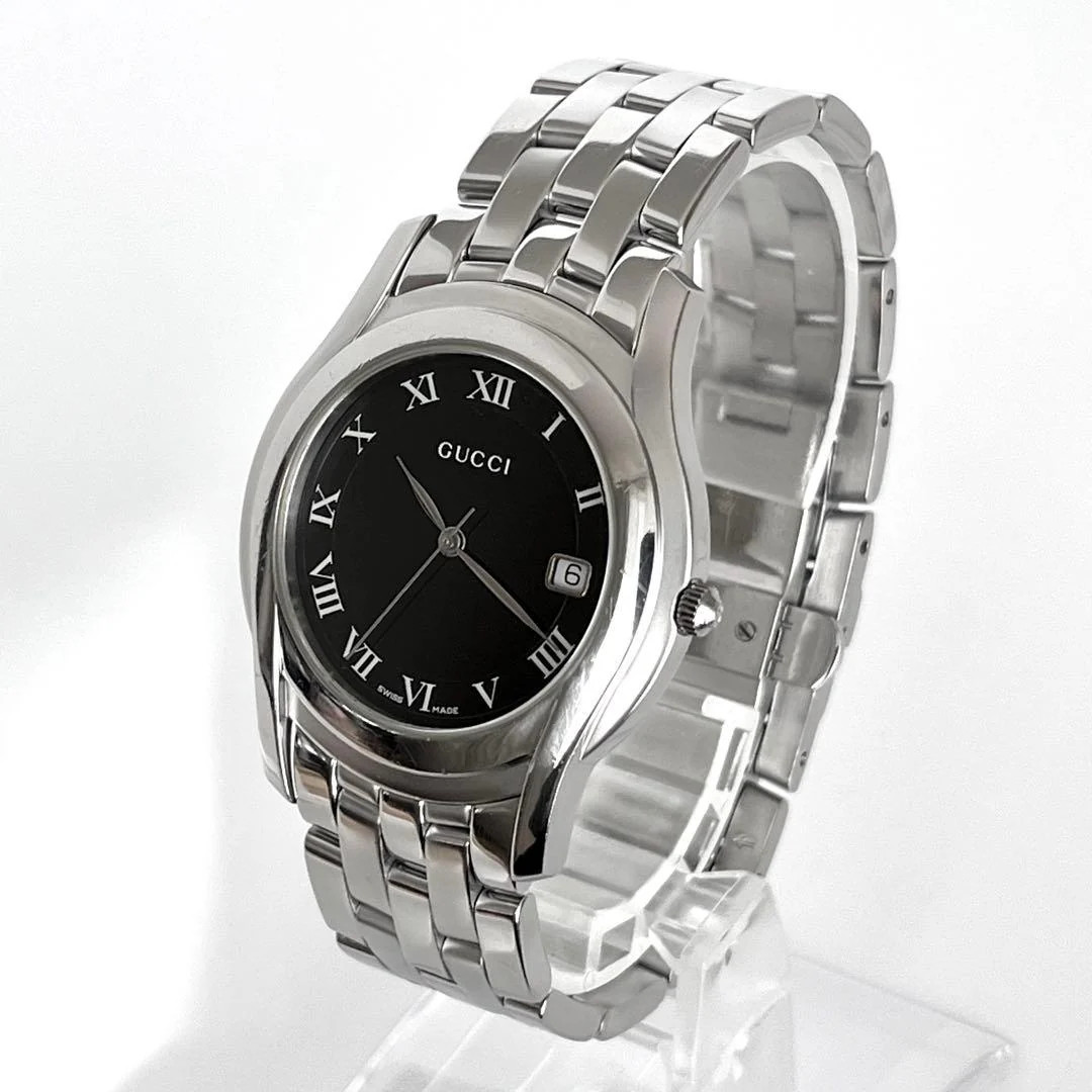GUCCI 5500M Mens Quartz Stainless Steel 1.38in Watch