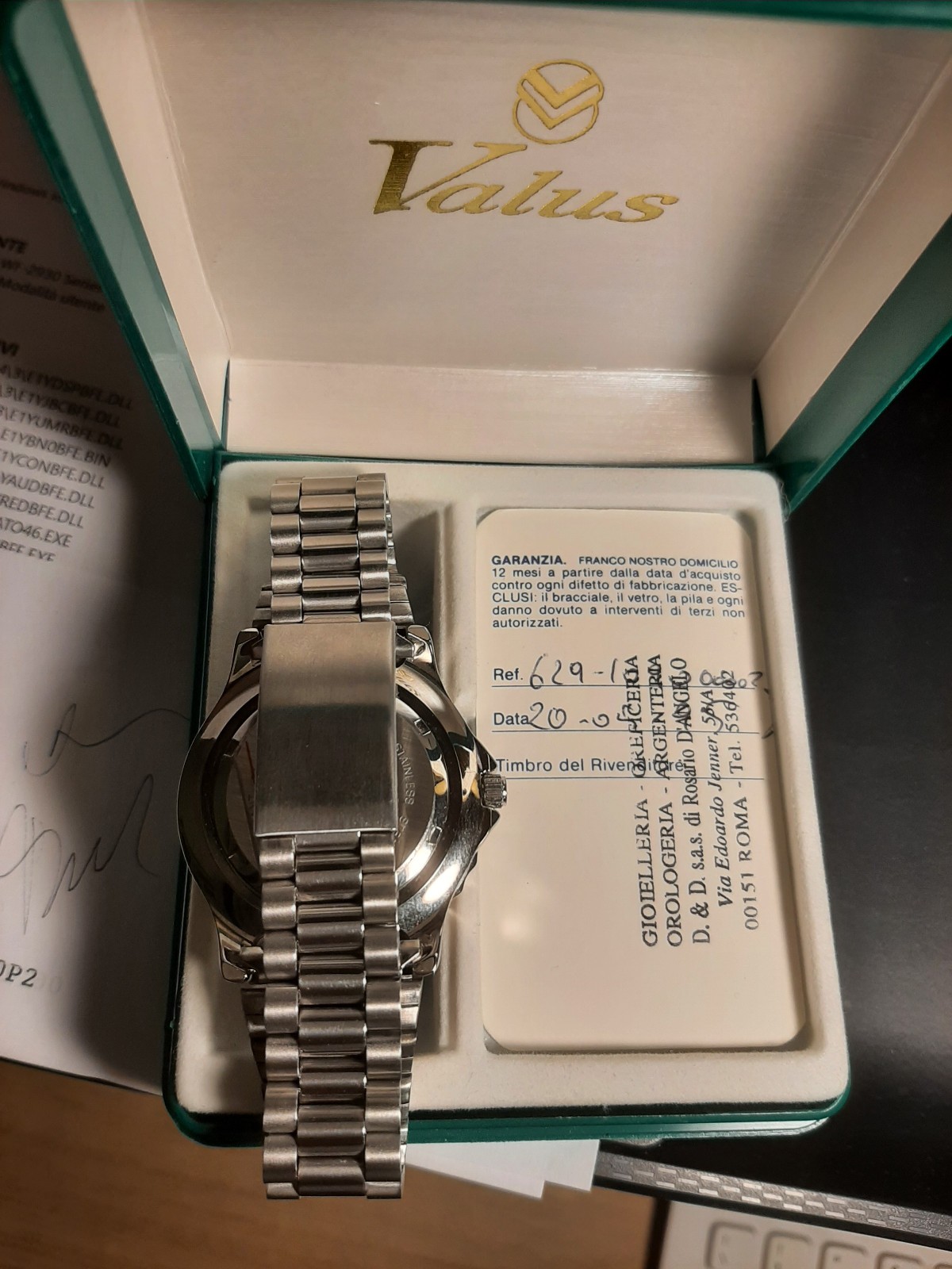 Valus Veglia Chronograph Watch Vintage 1990s/1999s New – Working.