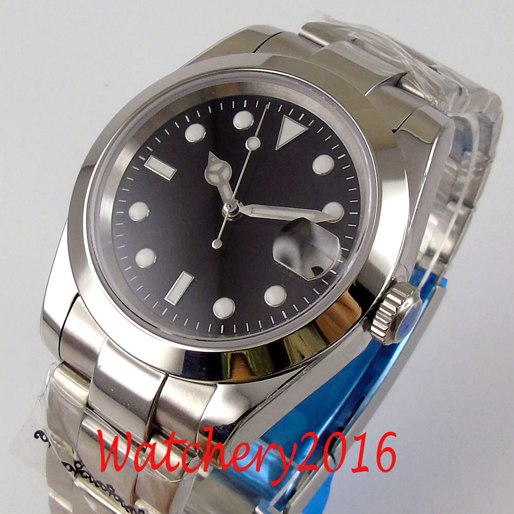 36mm/39mm Sapphire Automatic Men’s Watch NH35/Miyota8215/PT5000 Black Dial Date