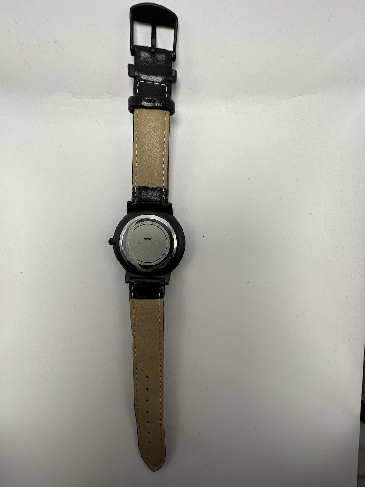 Brigada Watch New Battery 41MM 8.5″ Black Band Dial Case C11