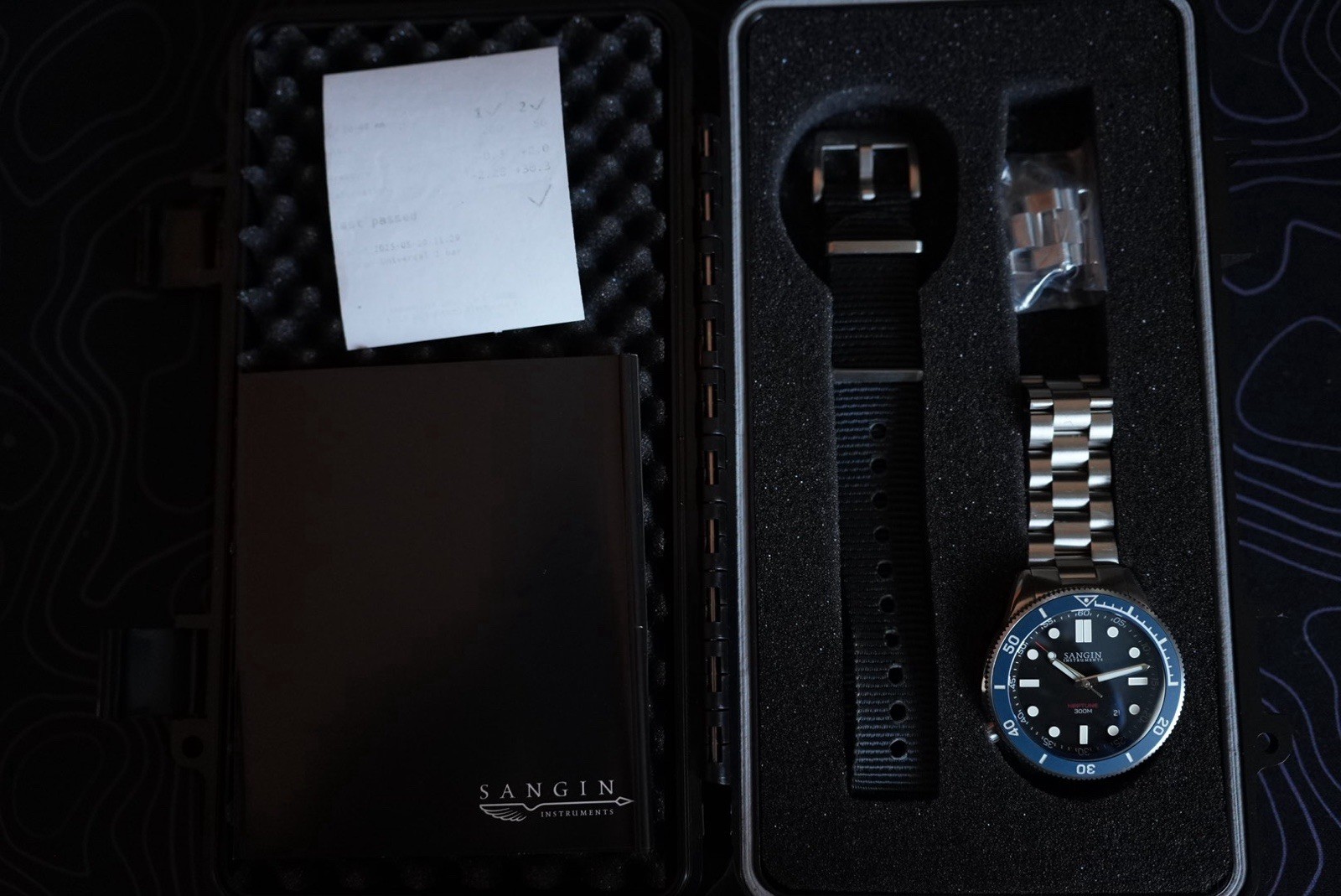 Sangin Instruments Neptune V3 LEO Special Limited Edition Blue Automatic Watch