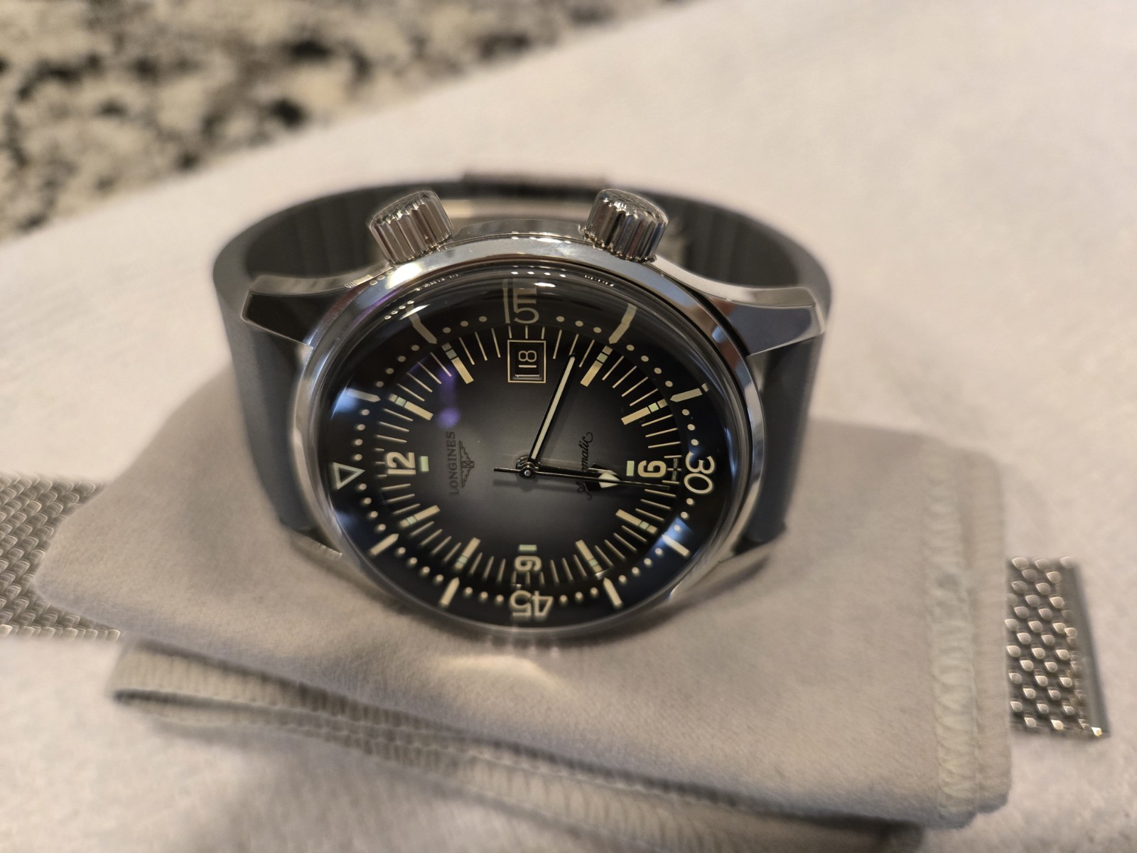Longines Legend Diver 42 Gray L3.774.4.70.2