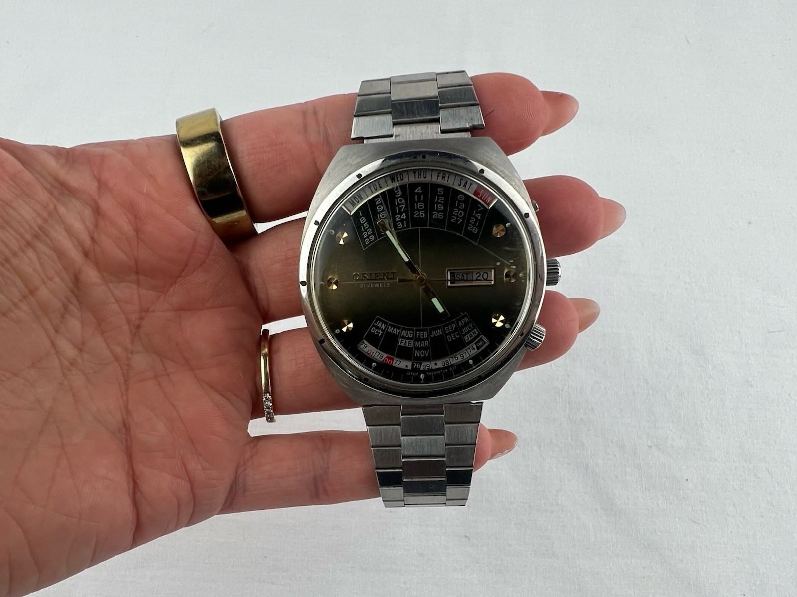 Vintage Watch Orient Automatic College Perpetual Multi Year Calendar