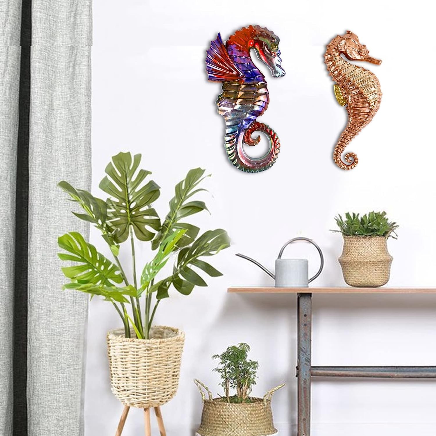 2Pcs Seahorse Resin Molds, 3D Animal Silicone Epoxy Moulds, Lifelike Large Anima