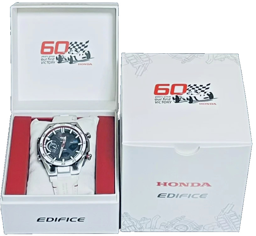 CASIO EDIFICE x HONDA Racing ECB-2300HR-1AJR 60th Limited Solar Watch Japan