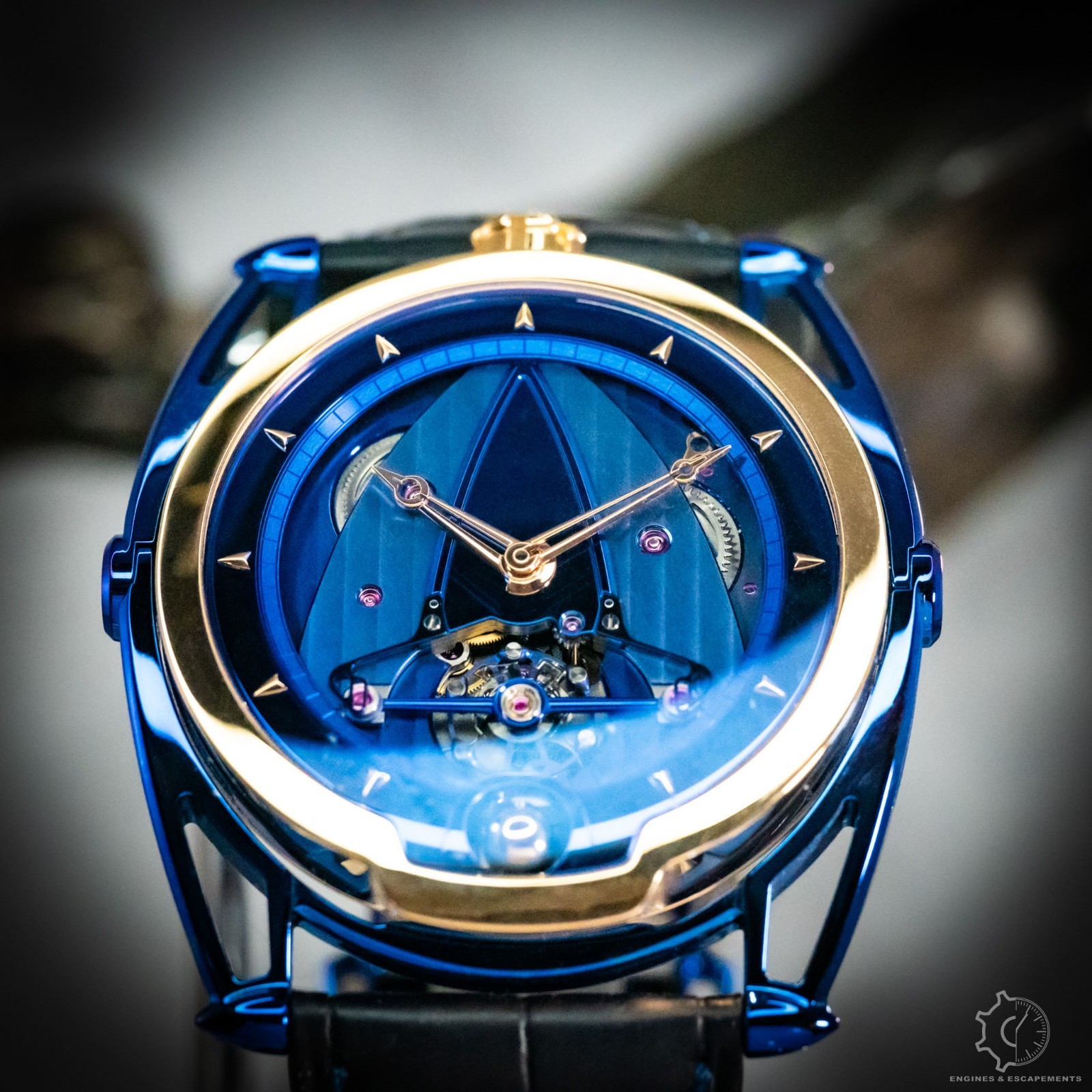 De Bethune DB28 Kind of Gold Blue Titanium Rose Gold DB28BRUS Box & Papers