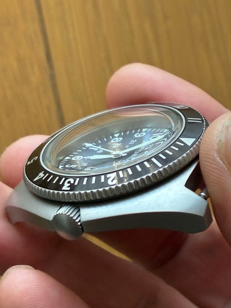 BENRUS TYPE-II CLASS A Military Watch Swiss Quartz Ronda SS 10ATM Domed Crystal