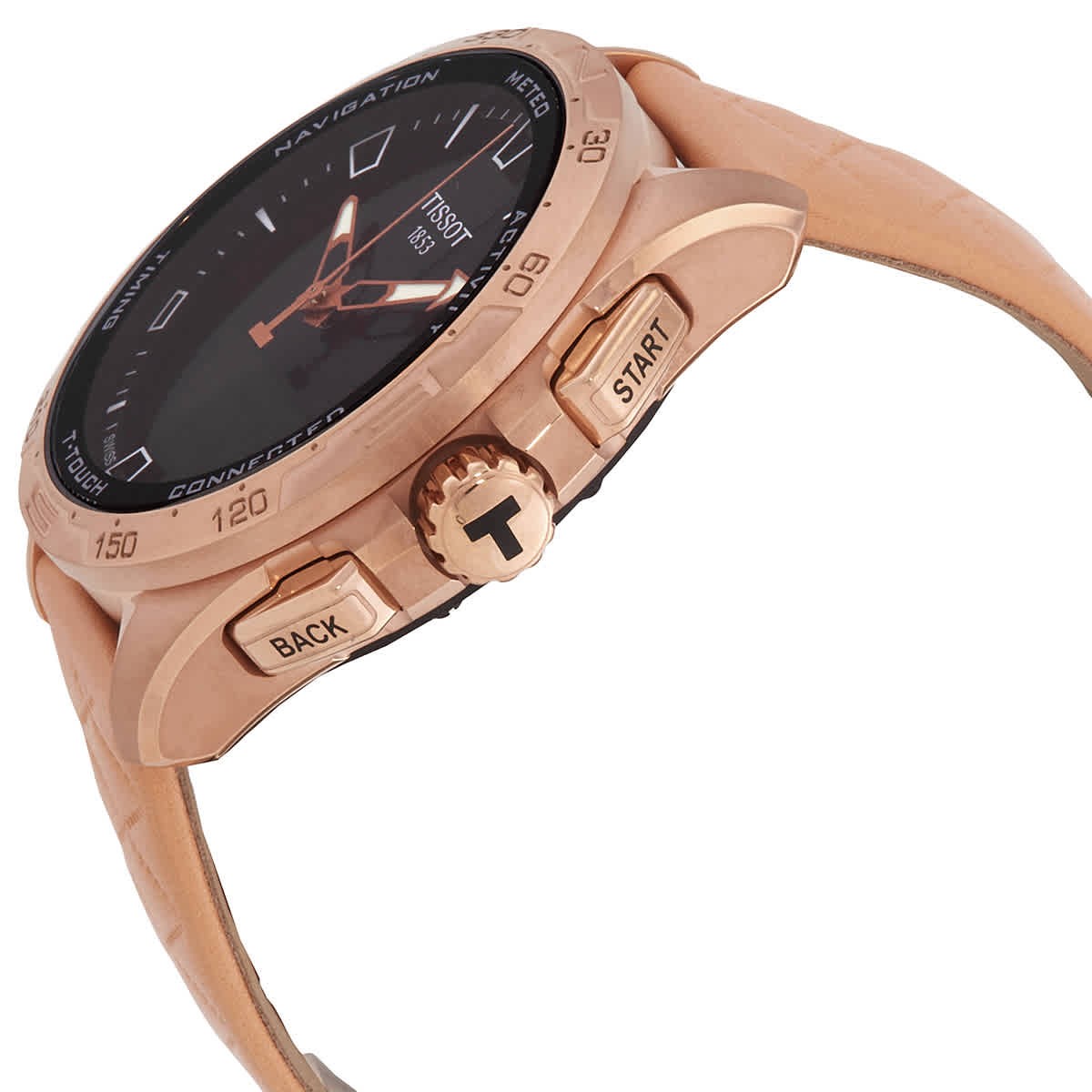 Tissot T-Touch Connect Solar Perpetual Alarm Quartz Analog-Digital Black Dial