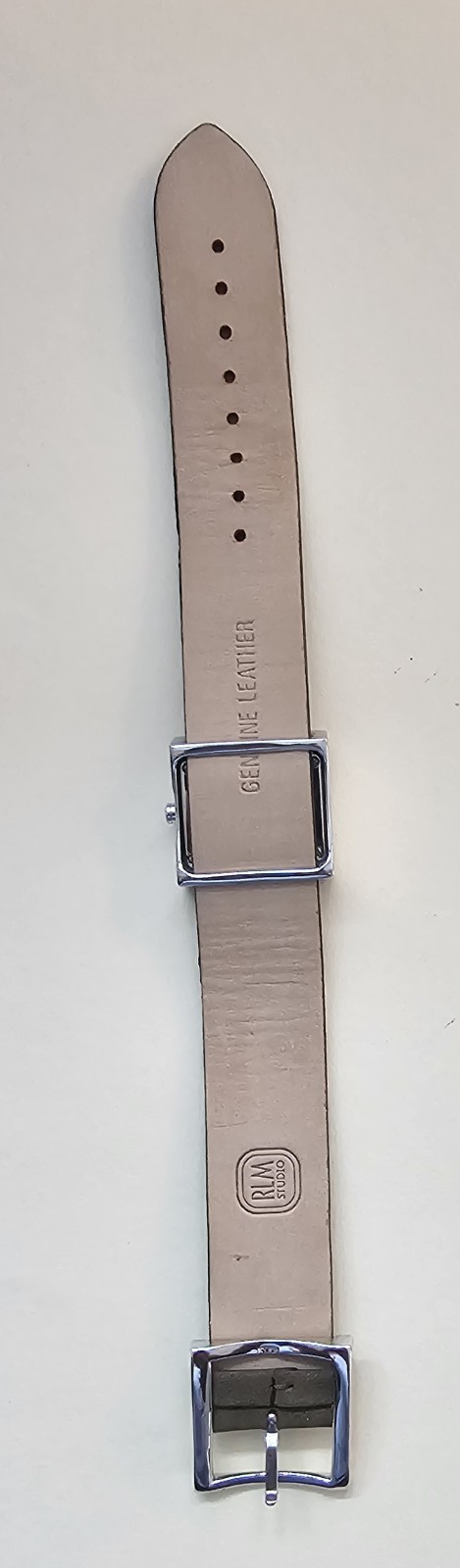RLM Studio Sterling Silver Women’s Quartz Watch Abiquiu Col Genuine Leather Band