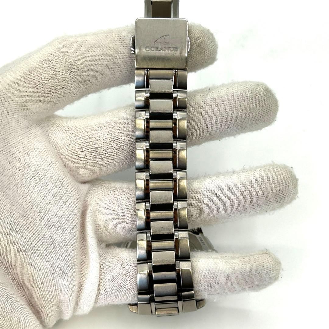 Casio Oceanus Manta OCW-S1000 Solar Radio Chronograph Titanium Band Watch JAPAN