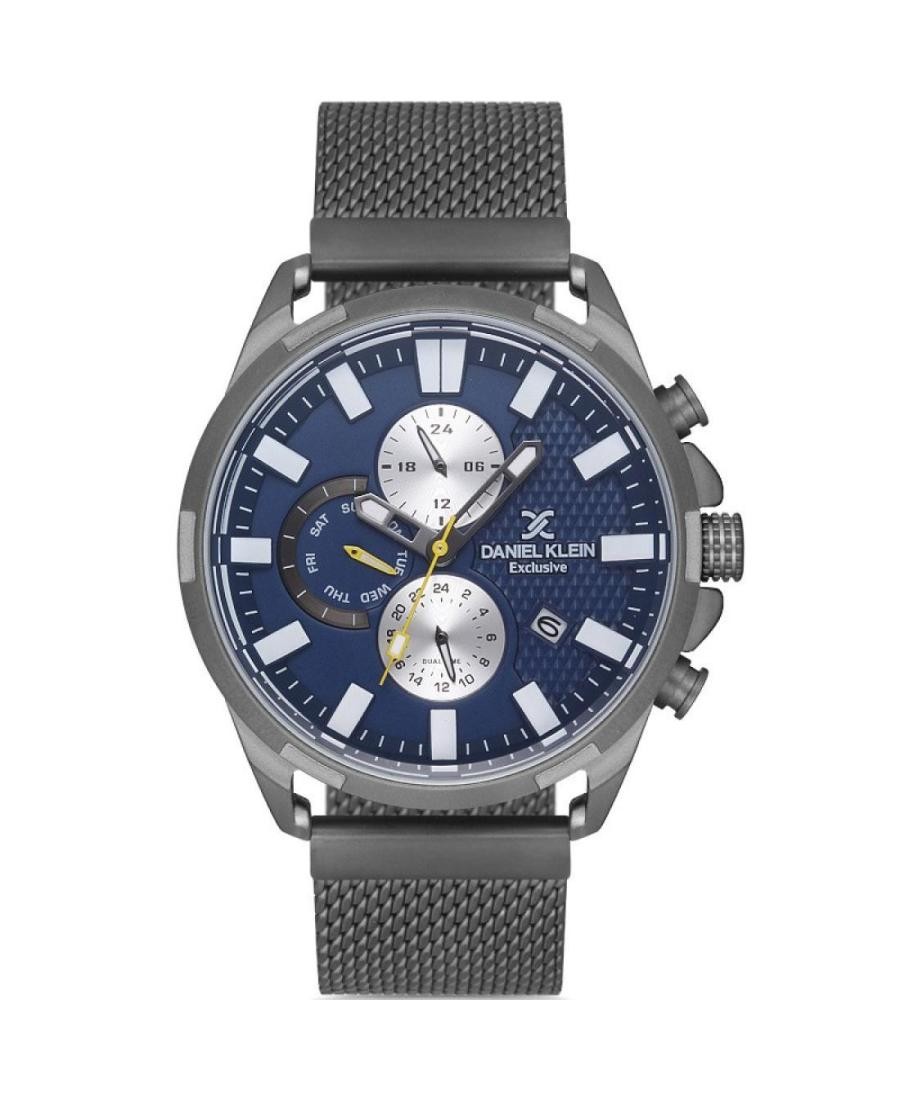 DANIEL KLEIN Men Analog Quartz Casual Watch Classic Dress Blue Dial Waterproof R