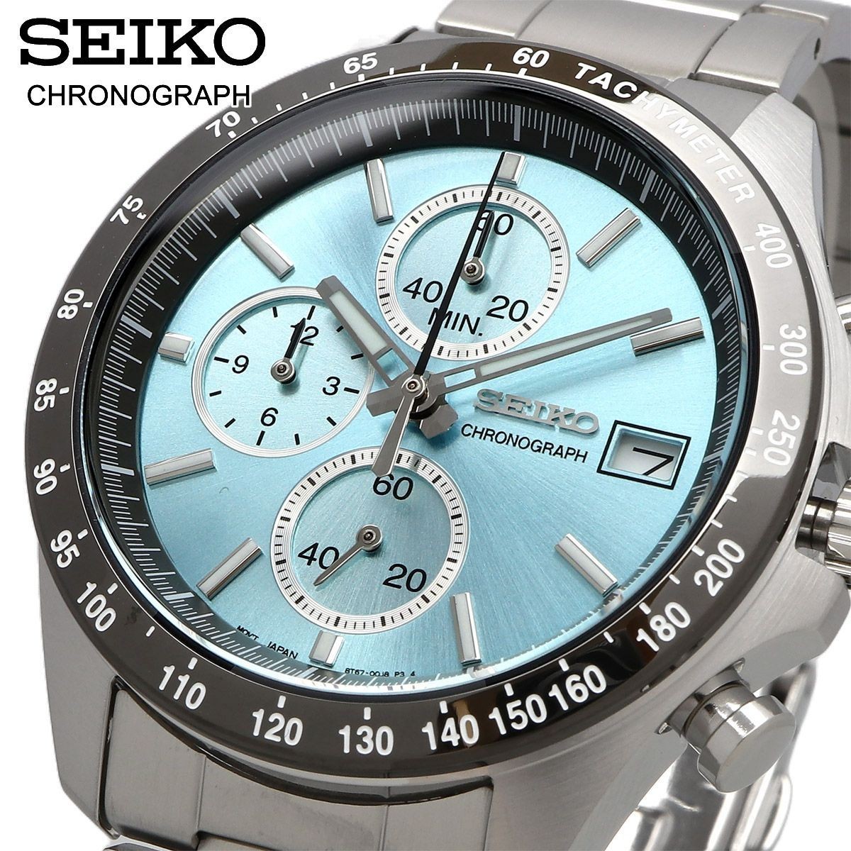 New Watch SEIKO Men’s Watch SEIKO Selection Model Quartz 8T Chronograph Business