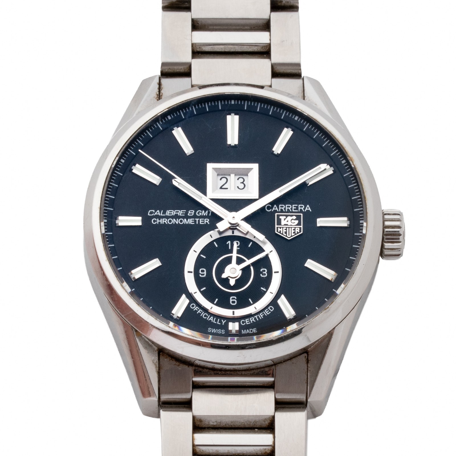 TAG Heuer Carrera WAR5010.BA0723 41mm Black Dial Automatic Watch Box & Papers