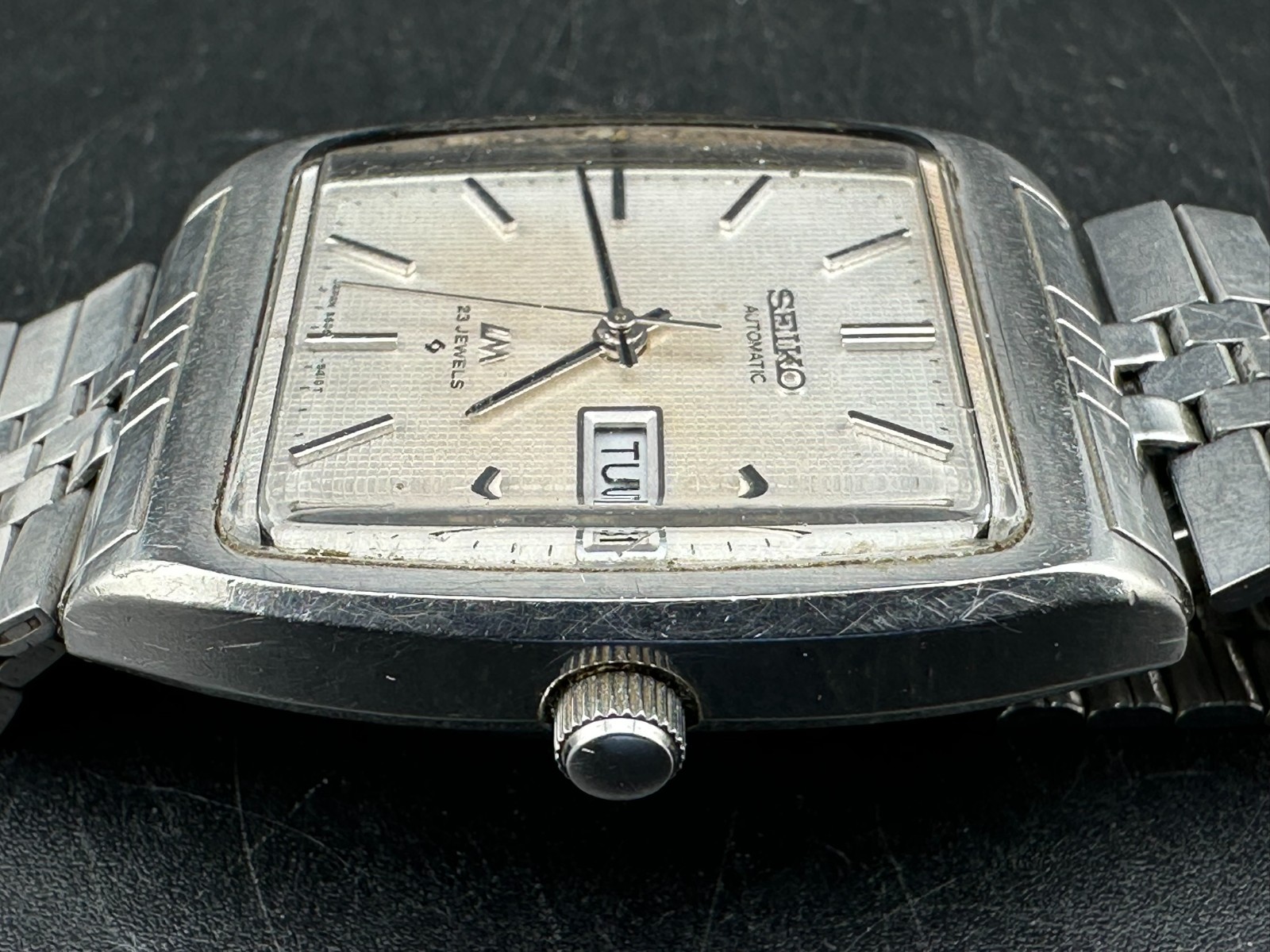 1975 Seiko LordMatic Mens Automatic Day Date Eng/Kanji 32mm Watch 5606-5220