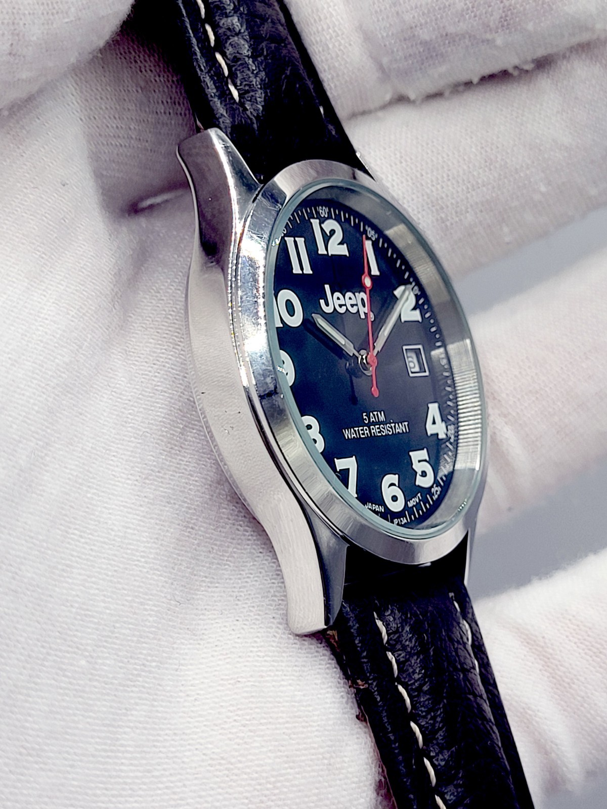 WORKS [N. MINT] 2002 JEEP® QUARTZ 38mm Vintage Unisex Watch Japan Made New Batt