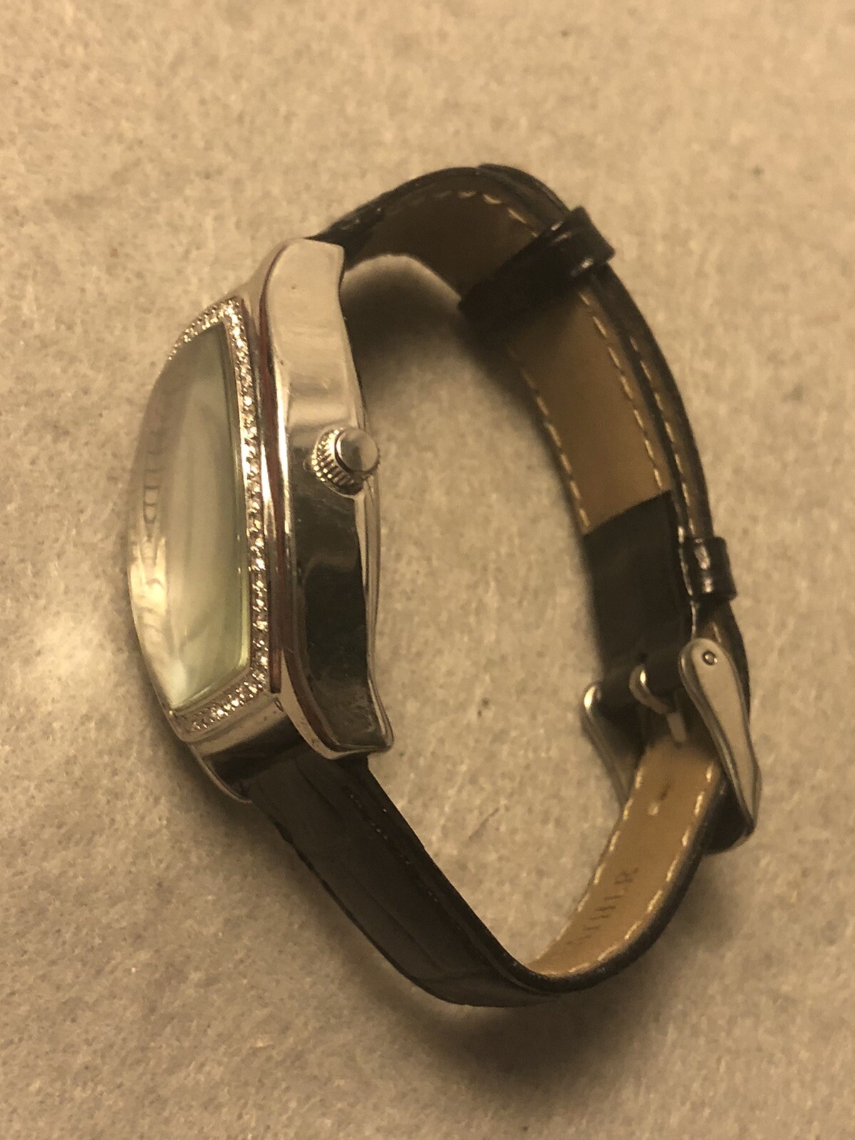 AK Anne Klein Lady’s Formal Dress Quartz Watch Leather Band With Gift Box