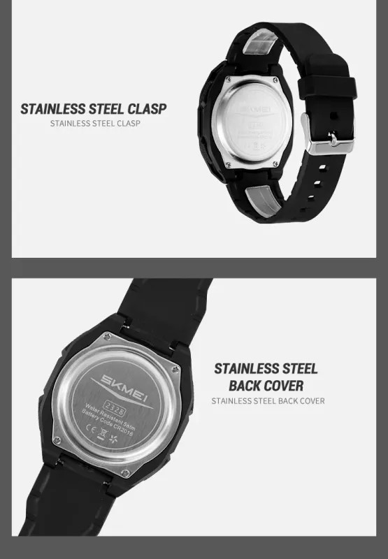 SKMEI Business Digital Electronic Watch Fashion Sports Quartz Watches For
