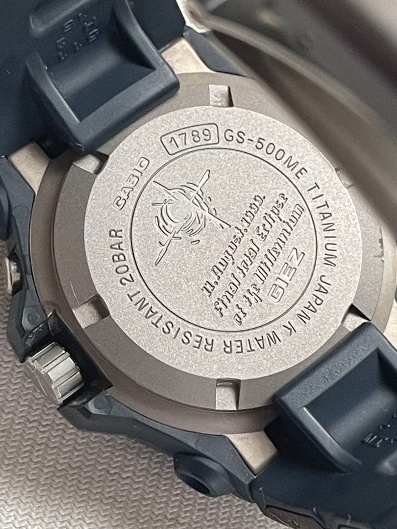 Working condition CASIO G-SHOCK GS-500ME GIEZ Titanium