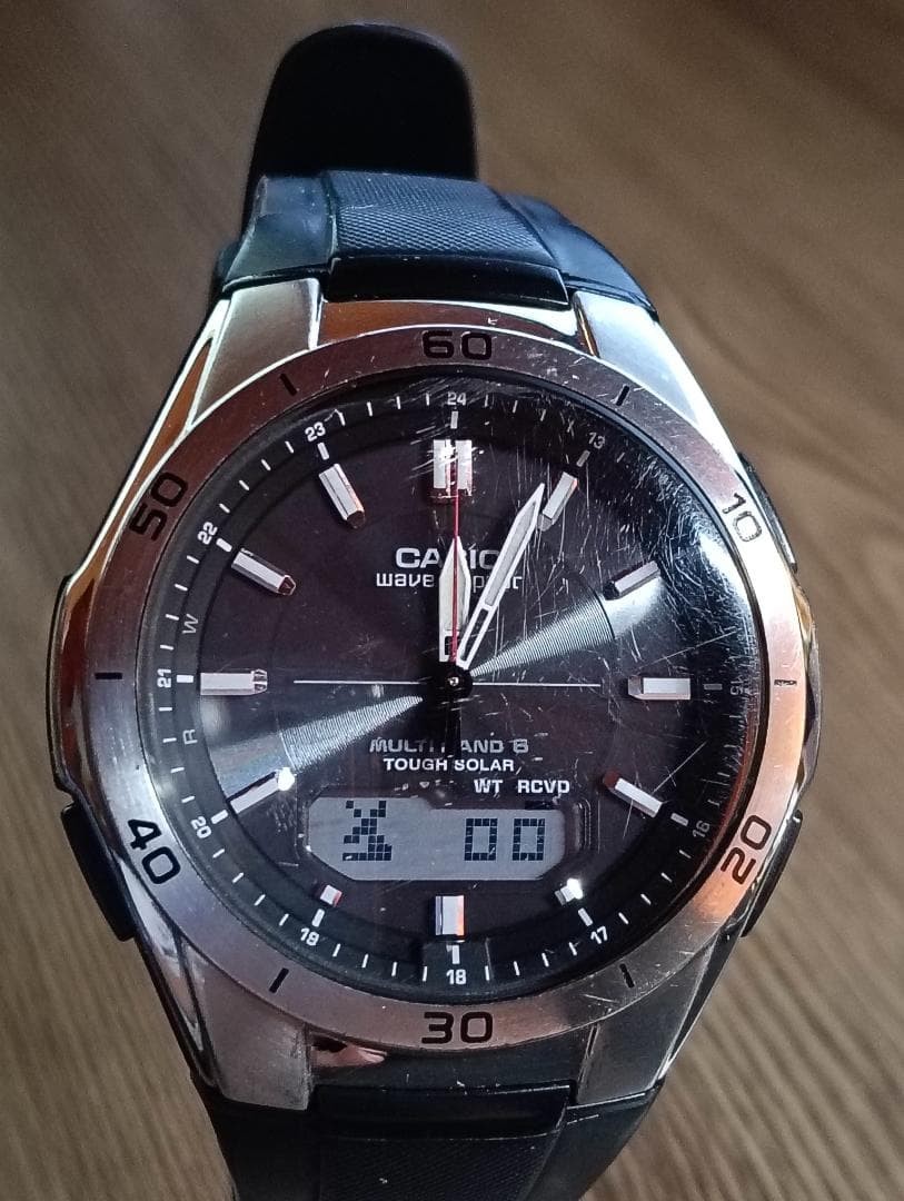 CASIO Wave Ceptor Solar Radio-Controlled Watch WVA-M640④