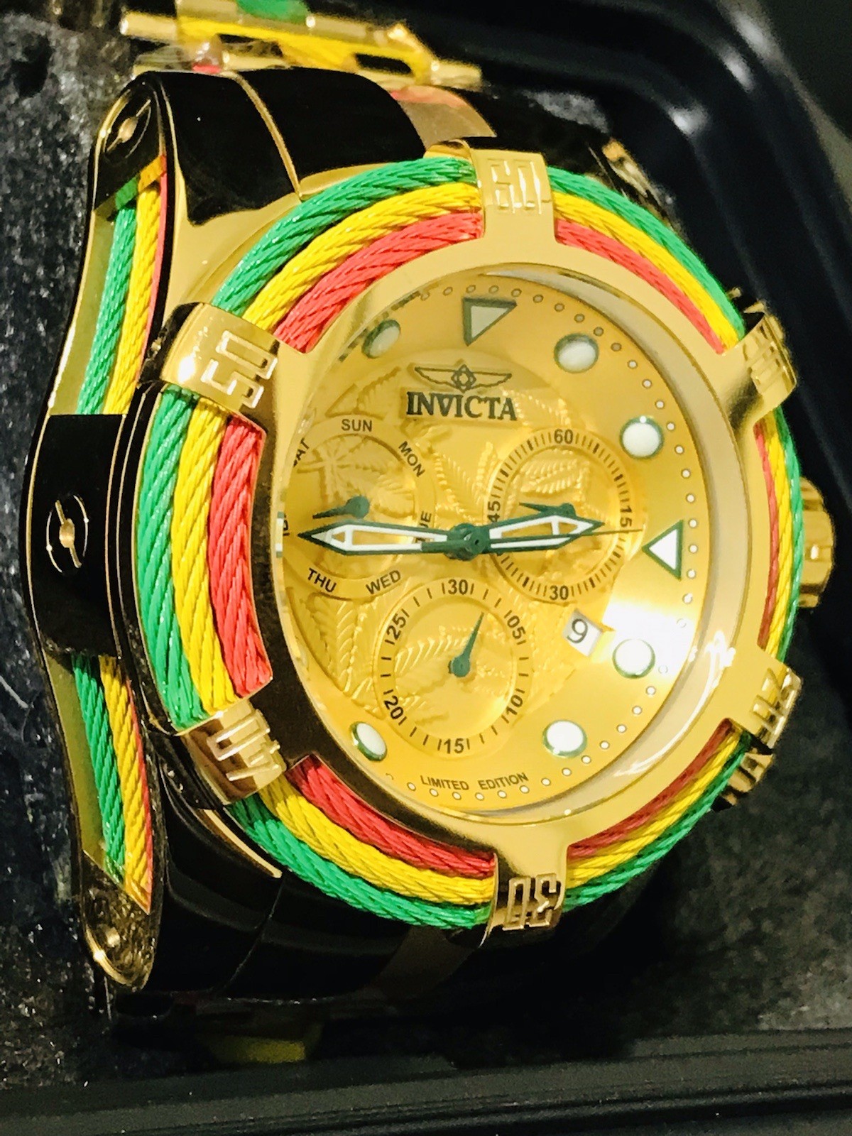 Invicta Bolt Zeus Limited Edition ￼Watch All ￼Gold In Stainless Steel ￼58mm