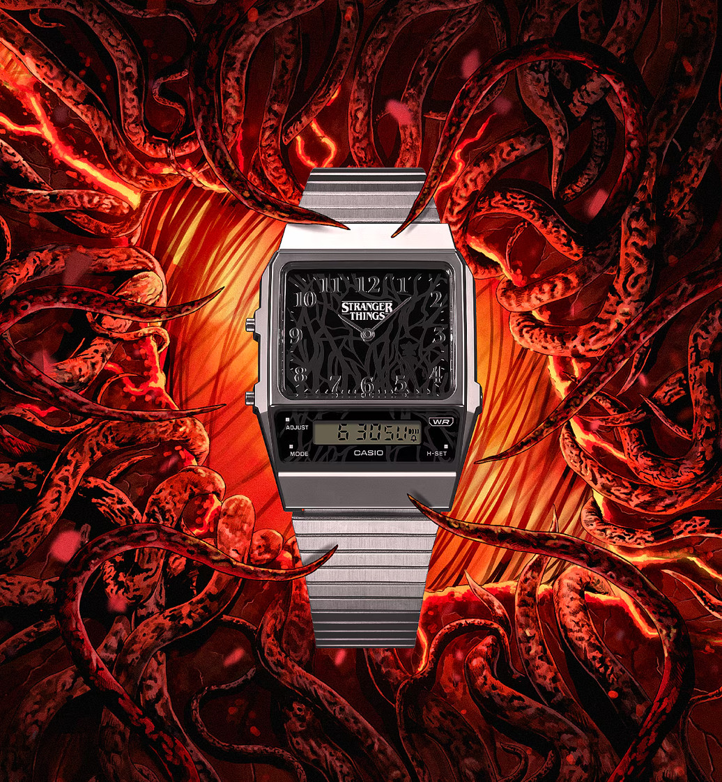 New Casio Vintage x Stranger Things Limited Edition Collab Watch AQ800EST-1A