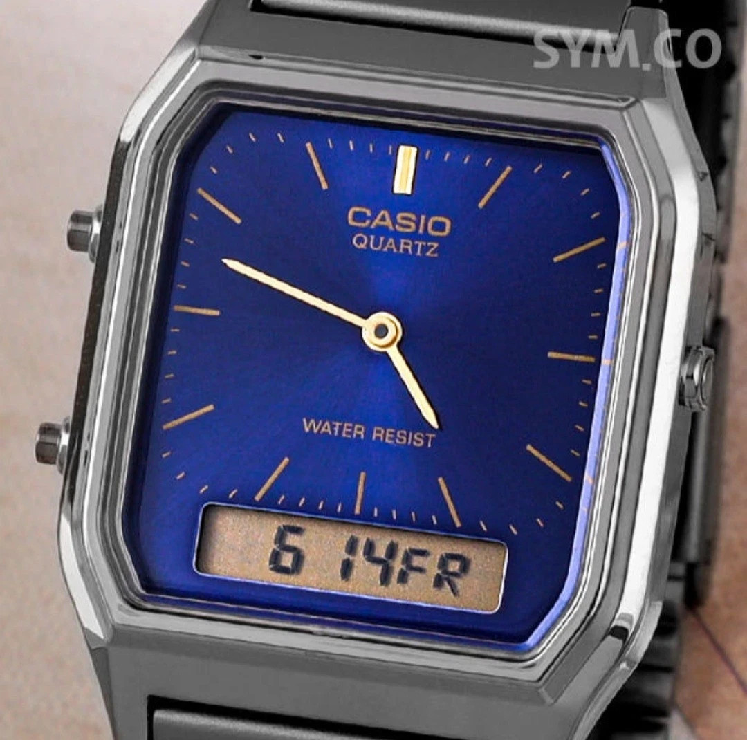 Casio Watch Retro Vintage Series Digital Unisex AQ-230GG-2A New Fast Shipping